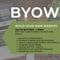 Build Your Own Website Training: Part Two